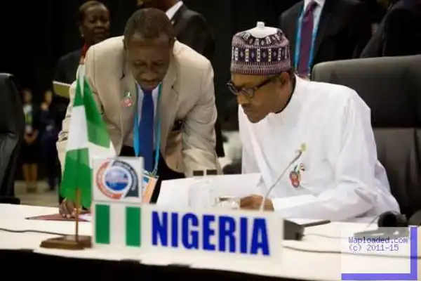 Photos of Buhari at the 2nd day of the China-Africa Corporation forum in SA